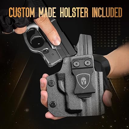 WARRIORLAND Laser Sight Fit S&W M&P Shield 9mm/.40 with Kydex MP Shield Holster 2 WARRIORLAND Laser Sight Fit S&W M&P Shield 9mm/.40 with Kydex MP Shield Holster - Image 2