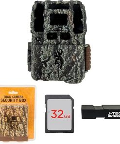Browning Dark Ops DCL Nano Trail Game Camera Bundle Includes Sub Micro Security Box + 32GB Memory Card + J-TECH Card Reader (26MP) | BTC6DCLN