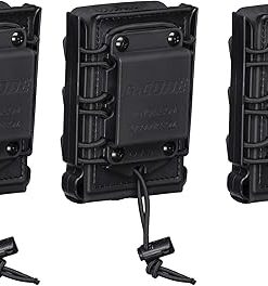 100% Made in USA – G-CODE (3 Pack) Rifle Soft Shell Scorpion Mag Carrier (Black) with Belt Loop 2