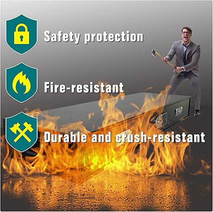 Under Bed Gun Safe Drawer for AR Rifle – Long Storage Case for Car Trunk Gun Storage – Rifle Safes for Home Rifle and Pistols, Horizontal and Vertical Gun Safe | 43.3‘’L x 13.8”W x 5”D 2 Under Bed Gun Safe Drawer for AR Rifle - Long Storage Case for Car Trunk Gun Storage - Rifle Safes for Home Rifle and Pistols, Horizontal and Vertical Gun Safe | 43.3‘’L x 13.8''W x 5''D - Image 2