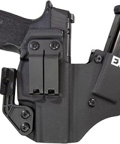 FDO Industries IWB Kydex Holster Compatible with Sig P365 X-Macro +1 Series w/Claw -Discreet Carry Concepts 1.5″ Metal Monoblock Gear Clip – Made in USA-