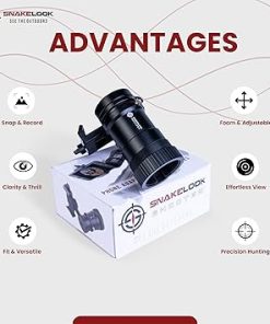 SnakeLook™ SHOOTER Rifle Scope Phone Adapter-Quick Connect Rifle Phone Camera Mount for Hunting & Aiming, Smartphone Scope Adapter-Perfect to Capture Outdoor Scenes-Universal Scope Phone Adapter-GEN 2 2