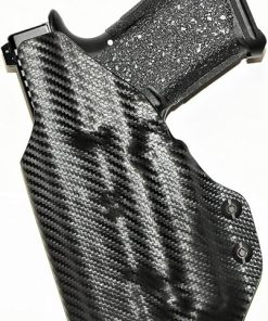 REVKEL Custom Kydex Molded IWB Holster Compatible with Glock 43X w/Armalaser TR5. Black Right Hand Draw. Hand Crafted in Texas, USA. 2