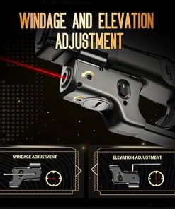 Tactical Scorpion Gear TSGWLS104G17 Red Laser Gun Sight Fits: Glock 17/19 Gen 3-5, G23/31/32 Gen 3-4, G19X/44/45 | Compact Red Dot Gun Optic w/Ambidextrous On/Off Switch & Power Indicator 2