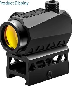 1X20mm Compact Red Dot Sight with Shake Activated Illumination Function,2 MOA Red Dot Reticle Gun Sight with Picatinny Mount Included Low-Profile Mount for Hunting Shooting 2
