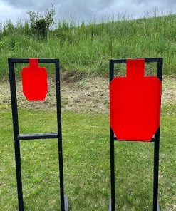 DA Targets – Half-Size Silhouette Target, Color Changing, Self-Healing, Color Changing, Reactive Shooting Target, Ricochet Free, Reusable, Weatherproof 100% Made in USA 2
