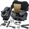 Black Kydex Holster Compatible with Glock 19 Olight PL-3 Valkyrie 3