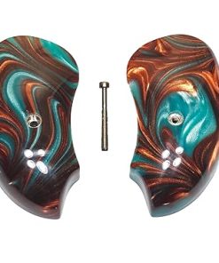 Copper & Turquoise Pearl Bond Arms Derringer Grips