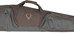 Evolution Outdoor 54″ Hill Country II Rifle Case – 1680D, Green, Rifle Case fits Scoped Rifles, Hunting Gun Case, Fleece Lining 2