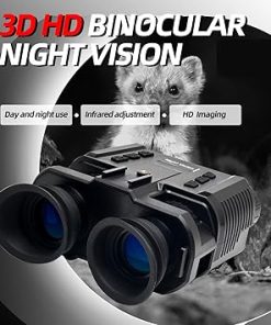 BINOCK Night Vision Goggles, 4K Night Vision Binoculars for Adult, 3D Naked-Eye Display Infrared NVG for Helmet with 7 Level Brightness Adjustment, Waterproof 2