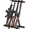 Gun Rack, Portable Folding Rifle Rack Stand, Freestanding Gun Display Indoor Storage Rack, Mobile Travel Gun Rack Stand for Shooting & Hunting Range