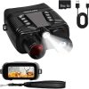 Night Vision Goggles for Adults, 4K Dual Infrared Night Vision Binoculars with 5000mAh Up to 16H of Use with 32GB Card, 3″ Screen, and 8X Digital Zoom External Flashlight for Camping and Adventure