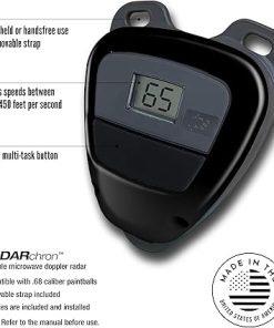 Sports Sensors Paintball Radarchron – Doppler Radar Sensor Measures Paintball Marker Speeds Between 150 and 450 Feet Per Second Instantly. 2
