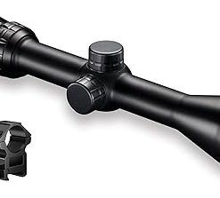 Bushnell Banner Dusk & Dawn 3-9×40 Matte Black Circle-X Reticle Riflescope with 4″ Eye Relief with Scope Rings