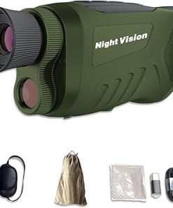 Night Vision Monocular with 8X Zoom 2500mAh Rechargeable Battery, Digital Infrared Monoculars for 100% Darkness, for Travel, Camping, Hunting and Outdoor Activities