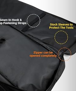 Heavy-Duty Waterproof Tactical Storage Bag – 48” Multi-Purpose Outdoor Gear Organizer Soft Bag for Camping, Fishing & Sports Equipment – Black 2