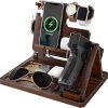 BMPL Hardwood K/L Frame Square Butt Revolver Handgun Grips Finger Groove Checkered Handcraft Deluxe Handmade 4