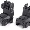 Yoana Generation II MB-US Flip Up Sights Front & Rear Folding Back Up Sight Set