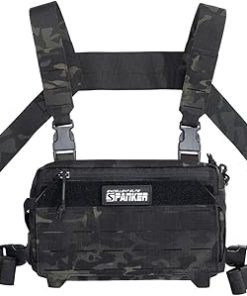 EXCELLENT ELITE SPANKER Tactical Chest Rig Pack EDC Chest Bag Molle Utility Chest Pouch for Outdoor Hunting Workouts Hiking
