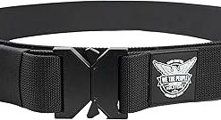 We The People Holsters – Heavy Duty Belt with Talon Buckle – Adjustable Tactical Gun Belt for Concealed Carry