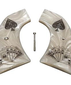 Pearl Dead Mans Hand Ruger Super Blackhawk Grips
