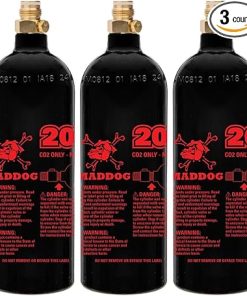 Maddog 20 Oz Refillable Aluminum CO2 Paintball Tank – Ships Empty
