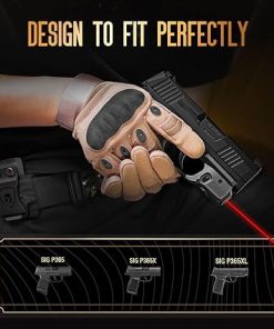 Tactical Scorpion Gear TSGWLS103HP365 RH Kydex Holster & Red Laser Gun Sight Combo Fits: Sig Sauer P365 P365X P365XL| Compact Red Gun Optic w/Ambidextrous On/Off Switch & Power Indicator 2