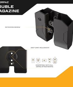 Orpaz 9mm/.40 Magazine Pouch Magazine Holder 9mm Double Stack Mag Holsters 2