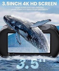 Night Vision Goggles,4K Night Vision Binoculars for Adult with 3.5″ HD Screen,32GB TF Card for Photo and Video,9 Gear Infrared and 10X Digital Zoom for Outdoor Enthusiasts and Animal Watchers 2