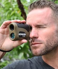 Rangefinder 6X Magnification Waterproof 1600/2000yard Laser Rangefinder with Slope Compensation Outdoor Distance Measurement for Hunting Golf Shooting 2