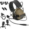 Airsoft Helmet with Rail 3.0, Adjustable Chin Strap Thickened Helmet Pads with Front NVG Mount 3