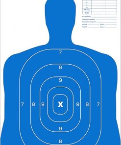 B27 Silhouette Paper Shooting Target, 23 x 35, 50-Pack
