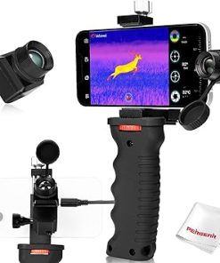 InfiRay T2 Pro Thermal Monocular for iPhone, Outdoor Night Vision Monocular, 25Hz Frame Rate, 13mm Focal Length, 13.6X10.2 FOV, Hot Spot Tracking