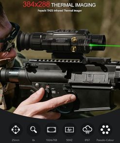 Feyachi Thermal Scope 12um Thermal Imaging Scopes for Rifles 50Hz Thermal Riflescope Thermal Night Vision Scope for Hunting 2