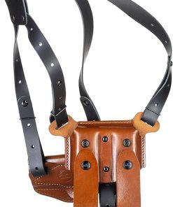 FALCO Holsters D621 Size 2819 Multifit Leather Shoulder Holster – Universal Pistol Holster for Men & Women Compatible with Firearms Similar to Glock 19, 17, 22, 23, 26 and Others 2