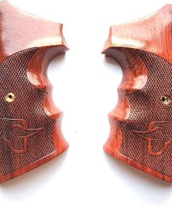 BMPL Hardwood Open Back Luxury Laser Grips Compatible with Taurus Medium/Large Frame.357 M44, 65, 66, 80, 82, 83, 96, 431, 441, 607, 608, 669 Revolver Handmade Handcraft 2