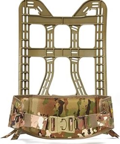 MT Military MOLLE II Rucksack Frame with OCP Waist Belt – Durable Tan Frame for Army Large Ruck, Enhanced Load-Bearing Comfort