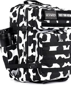 WOLFpak 45L Backpack (Black Cow) Camping, Hiking, Gym Backpack 2