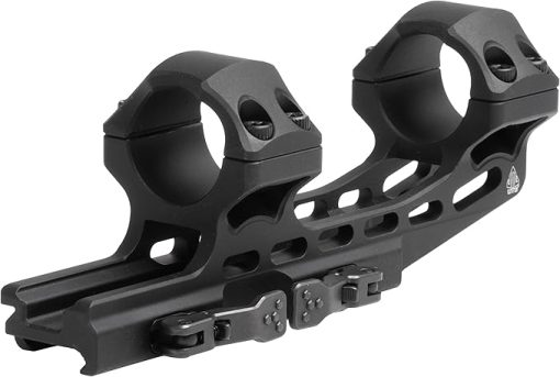 UTG ACCU-SYNC QR 1", High Pro, 50mm Offset Scope Mount, Black