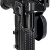 OWB Thumb Break Leather Gun Holster. Fits for Glock 19, 19X, 23, 43, Glock 43X Leather Holster Taurus Slim, Ruger Max 9 mm. Leather Holsters for Pistols by Tagua Gun Leather. 3