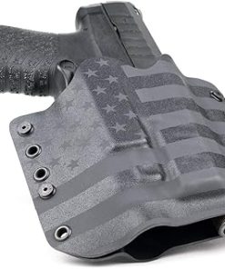 OWB Holster – TLR-7, TLR-7A – USA Stealth Black (Right-Hand, for Springfield XDM – 3.8″ Model) 2