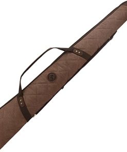 WAYNE’S DOG 41″ / 55″ Soft Gun Case for Scoped Rifle & Shotgun, Canvas Leather Embroidered Gun Storage Bag for Bolt-Action Rifles, Break-Action Shotguns