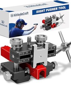 Ultimate Sight Pusher Tool, Precision Front and Rear Sight Adjustment, Durable Tool for Sight Pushing and Removal, Pistol Sight Pusher for Glock, 1911 Sights