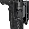 Black Kydex IWB Claw Holster Compatible with Glock 17 Olight PL-3R Valkyrie 3