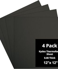 Kydex Sheets – Solid Color DIY Kit for Crafting Holsters, Sheaths, and Mag Pouches – (8×8, 8×12, 12×12), Premium Thermoform Sheets – Thick, Durable, and Ideal for DIY Enthusiasts