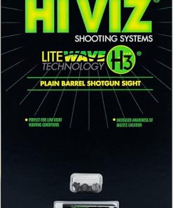 HIVZ Litewave H3 CompSight Tritium/LitePipe Shotgun Sight, Green, One Size (PBN301) 2