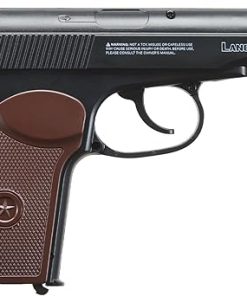 Lancer Tactical Air Pistol Saber XMK CO2 Airgun Makarych Pistol – 390 FPS w/High Pressure 12 Gram & Bag of Metal BB- Pack of 5 2