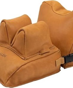 Allen Company Longmont Leather Filled Front & Rear Shooting Rest Combo, Light Brown