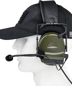Tactical Headset Sound Pickup headphone Noise Reduction Ear protection headphones with mic for airsoft hunting 2