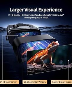 Infrared Night Vision Goggles, 4K 8X Digital Zoom Night Vision Binoculars for Adults, Nightvision Goggles with Camera and 5000mAh Charging Batteries, HD Nvg Goggles 5 Inch Screen 2